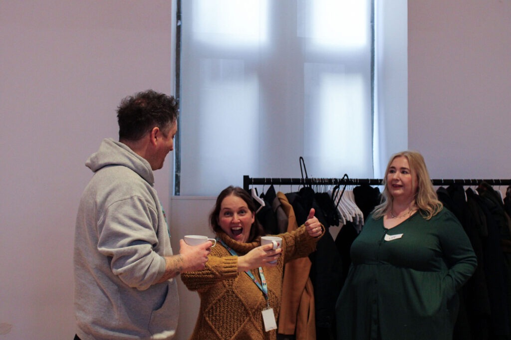 Wellbeing - people together laughing