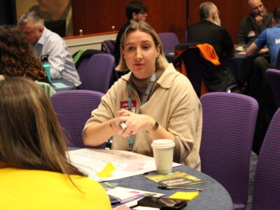 Women seating during university workshop