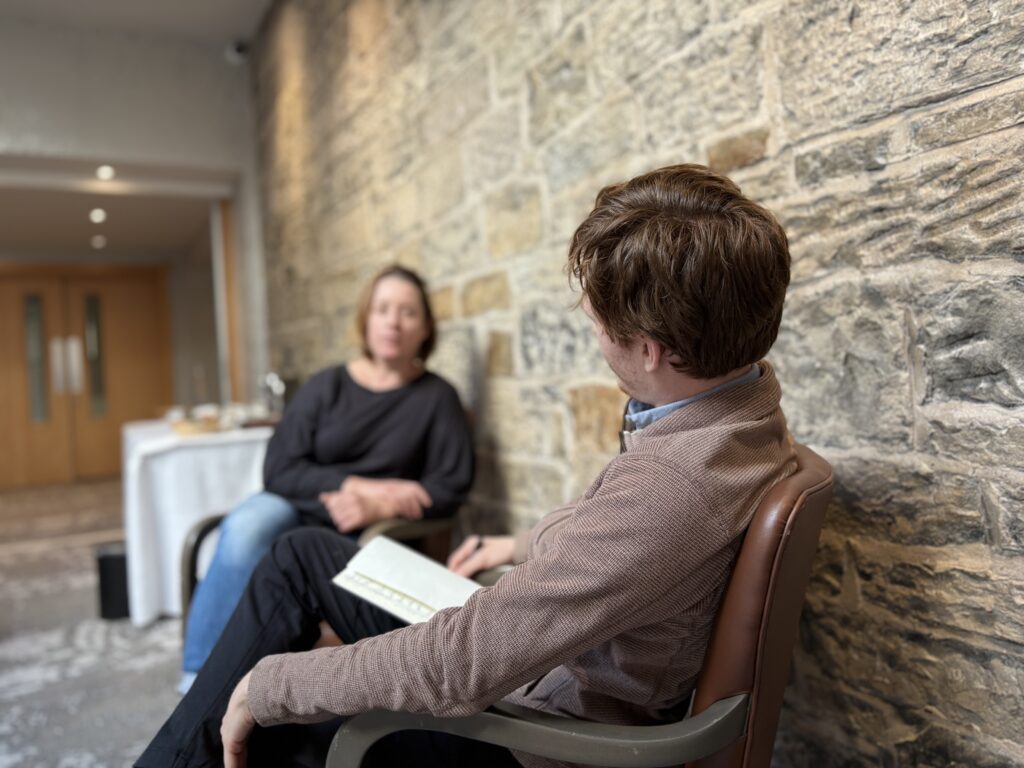 Talking therapies - two people during the therapy