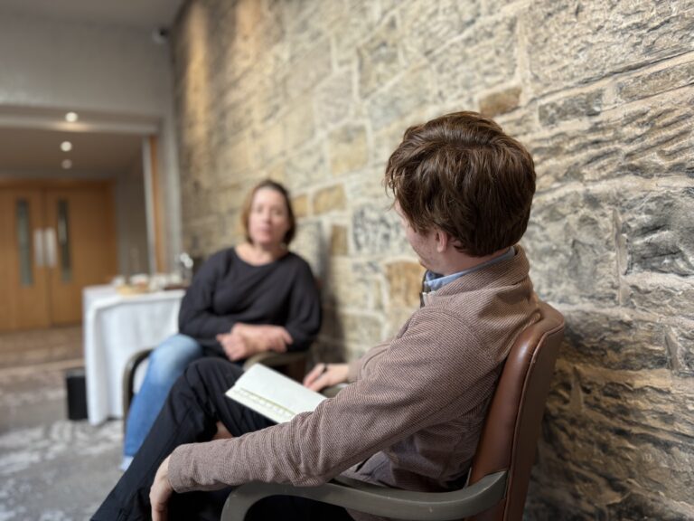 Talking therapies - two people during the therapy