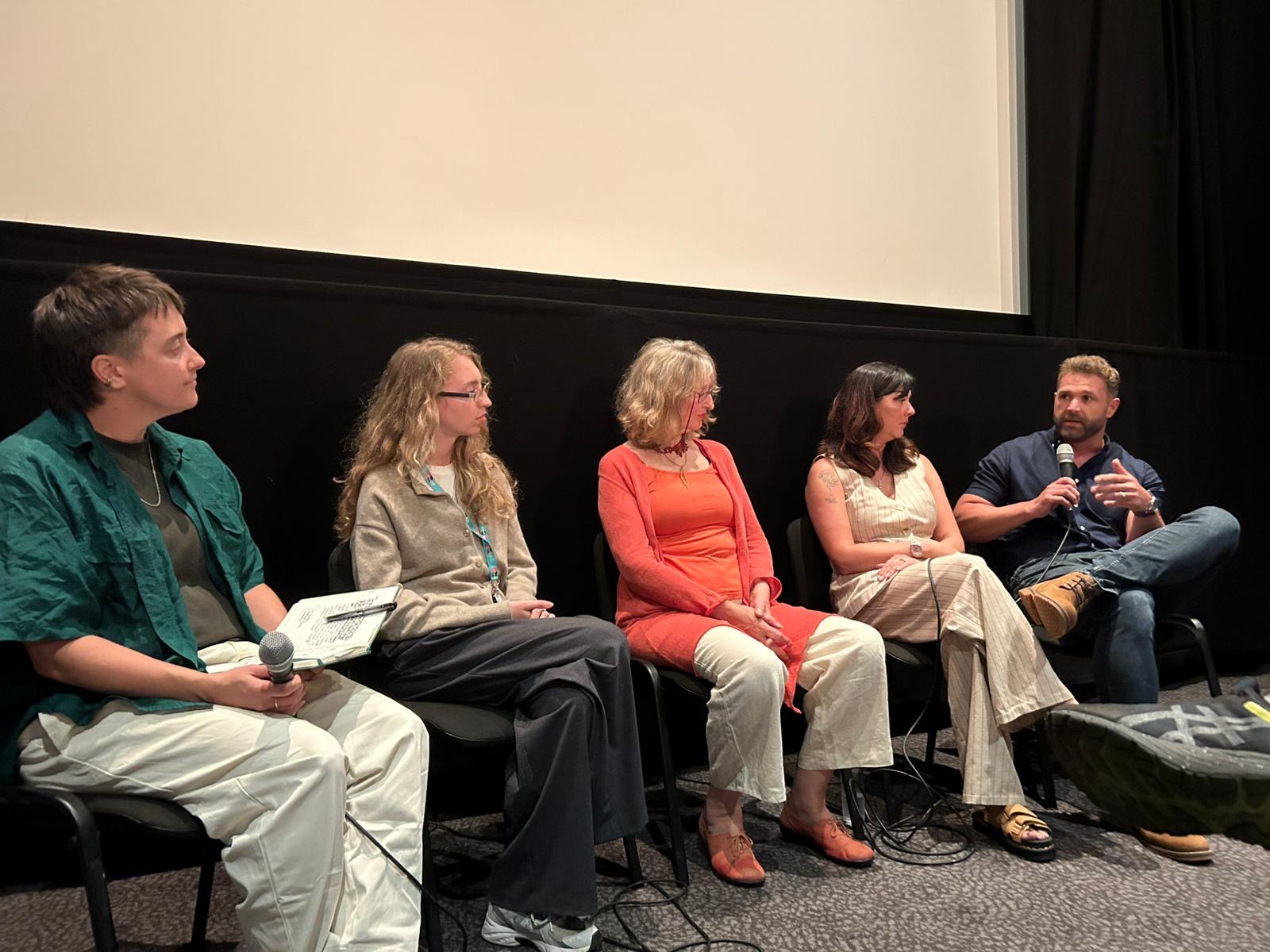 Discussion panel during the post show Q&A 
