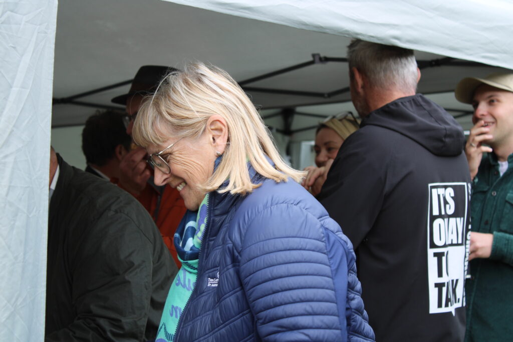 Cllr Ann Verner during the TSBS opening in St Andrews
